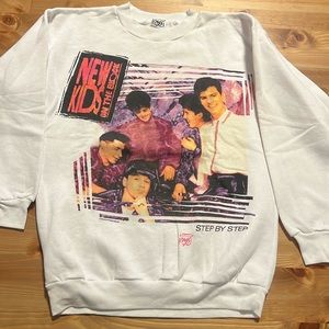 New Kids on the block crewneck sweater from 1990